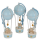 Bomboniere mongolfiere baby azzurre